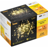 Гирлянда нить IEK 10м 100ww ip20 зеленый 230в кон. 8 LGDB110-1-100-10-G-S-20