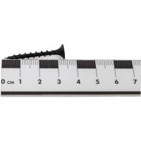 Саморез по дереву для гкл КВАДРА черный, PH2, редкая резьба, 3.5x32 кop. 100 шт. 350324020100