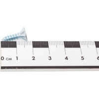 Саморез КВАДРА DIN 7982, 4.8x16 цинк, потайной, PH2, острый, кор. 1000 шт. 824816011000