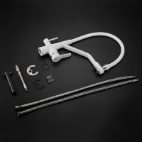 Смеситель для кухни ROSE с подключением к фильтру питьевой воды, белый R558C