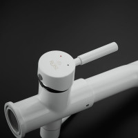 Смеситель для кухни ROSE с подключением к фильтру питьевой воды, белый R658C