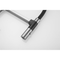 Смеситель для кухни ROSE с гибким изливом и магнитным держателем, оружейная сталь R133T