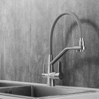 Смеситель для кухни ROSE с подключением к фильтру питьевой воды, сатин R558L