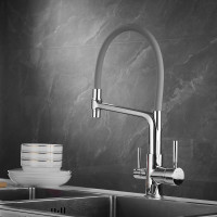 Смеситель для кухни ROSE с подключением к фильтру питьевой воды, хром R658