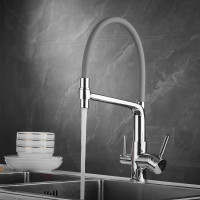 Смеситель для кухни ROSE с подключением к фильтру питьевой воды, хром R658