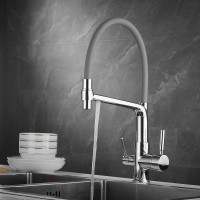 Смеситель для кухни ROSE с подключением к фильтру питьевой воды, хром R658