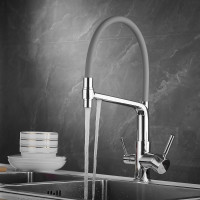 Смеситель для кухни ROSE с подключением к фильтру питьевой воды, хром R658