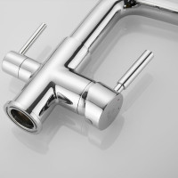 Смеситель для кухни ROSE с подключением к фильтру питьевой воды, хром R658