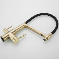 Смеситель для кухни ROSE с подключением к фильтру питьевой воды, бронза R658Q