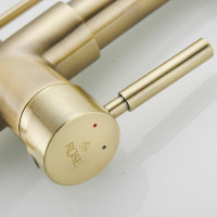 Смеситель для кухни ROSE с подключением к фильтру питьевой воды, бронза R658Q