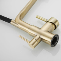 Смеситель для кухни ROSE с подключением к фильтру питьевой воды, бронза R658Q