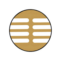 Решетка вентиляционная 400x60 мм, алюминий, золотистый Hafele 575.20.813