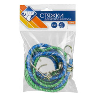 Стяжки Nova Bright для крепления груза с крюками, 1 м, 2 шт. 32816