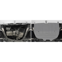 Защита картера, КПП, пыльников Rival увеличенная для Chery tiggo 4/pro/7/pro/8/pro/max/omoda c5/exeed lx 333.0921.2