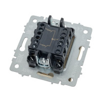 2-клавишный выключатель IEK Brite 10а вс10-2-0-бркр бежевый BR-V20-0-10-K10