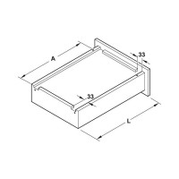 Направляющие Hafele Matrix runners UM S25 self-close, штифт, 500 мм 433.08.150