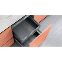 Комплект крепежа для фасада внутреннего ящика Hafele Matrix box S серый H 135 мм 552.70.697