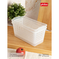 Комплект универсальных корзинок Phibo 280x135x123 мм, бесцветный, 2 шт. 43427800122