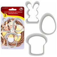 Набор формочек для печенья МУЛЬТИДОМ Светлая Пасха 3 шт. DA8-144