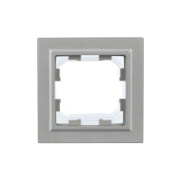 1-местная рамка IEK Brite ip44 ру-1-бра-44 алюминий BR-M12-44-K47