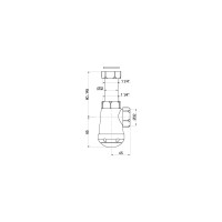 Сифон ORIO Чик бутылочный 1 1/4x32 без выпуска М-3200