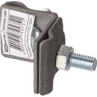 Фальцевый держатель TDM ELECTRIC стальной зажим 30x30 мм для прута 6-10 мм, гор. цинк. SQ2402-3281