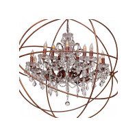 Подвесная люстра LOFT IT Foucaults Orb Crystal LOFT1897/15
