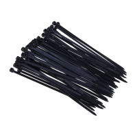 Нейлоновый хомут для стяжки РОКОТ 3,6x150 мм, черный, 50 шт. 641-019