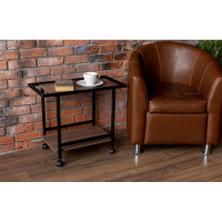 Столик журнальный ТИТАН МЕТА Токай, ясень шимо темный 4670026244243