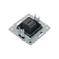 Розетка hdmi IEK Brite рhdmi-0-брш шампань BR-H10-K37