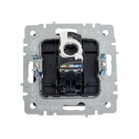 Компьютерная розетка rj45 IEK Brite рк10-брш категория 5e, шампань BR-K10-1-K37