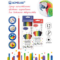 Набор цветных карандашей 12цв. в картонном футляре ACMELIAE 9403-12