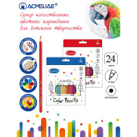 Набор цветных карандашей 24цв. в картонном футляре ACMELIAE 9403-24