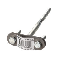 Крепление молниеприемника к стене TDM ELECTRIC с дюбелем длина 120 мм, Ø16-20 мм, гор.цинк. SQ2401-3143