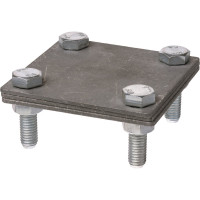 Соединительный зажим TDM ELECTRIC 4-х болтовой полоса-полоса 40x4 мм, термодиффузия SQ2401-0041