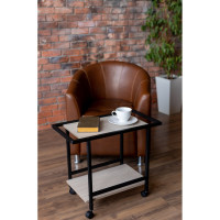 Столик журнальный ТИТАН МЕТА Токай, ясень шимо светлый 4670026244236