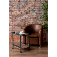 Столик журнальный ТИТАН МЕТА Токай, ясень шимо темный 4670026244243