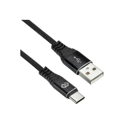 Кабель DIGMA TYPE-C-1.2M-BRAIDED-BLK USB (m)-USB Type-C (m), 1.2 метра, черный 1080448