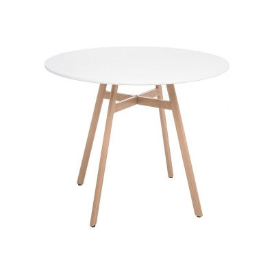 Стол Woodville Skandi 90 белый 11710