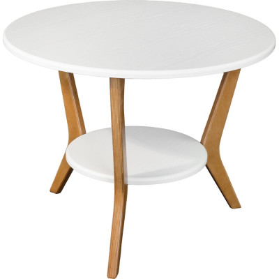 Журнальный стол Мебелик BeautyStyle 13 белый/бук 7833