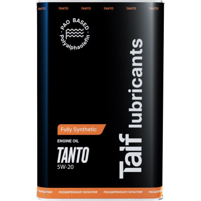 Моторное масло TAIF TANTO 5W-20, 1 л, SN, GF-5 211037