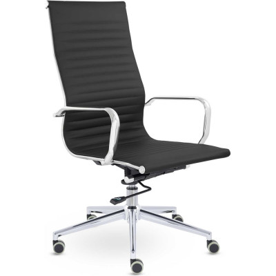 Кресло UTFC СН-300 Кайман Н хром Ср S-0401 черное КайманН41