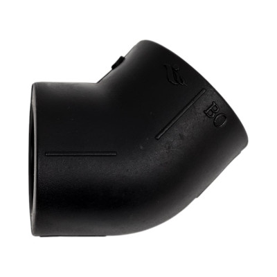 Угол Blue Ocean полипропиленовый 32x45 градусов UV-pro с защитой от ультрафиолета черный PPRF/45E-UV(Bk)-32