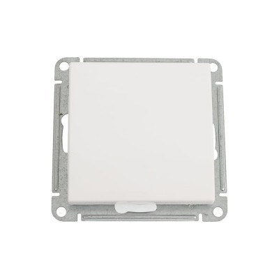 1-клавишный переключатель Systeme Electric W59 aqua, 10ах, ip44, механизм, белый VS610-156B-1-86