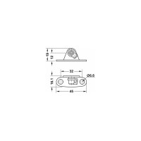 Крепеж Hafele Duo Standard/Forte к сплошному фасаду 373.66.036