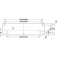 Комплект рейлингов для ящика Hafele 392/500 мм 701.46.116