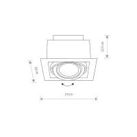 Встраиваемый светильник Nowodvorski Downlight 9575
