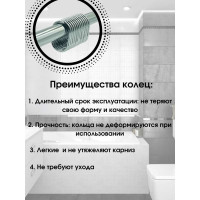 Телескопический карниз Bath Plus  для ванной хром KKmnAKКП-006