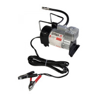 Металлический компрессор SKYWAY 60 л/мин с крокодилами БУРАН-11 3 насадки, сумка, 10 атм S02001024