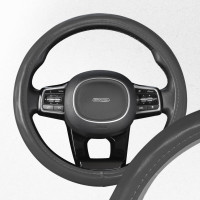 Оплетка SKYWAY Top-11 M серая, экокожа S01102498
